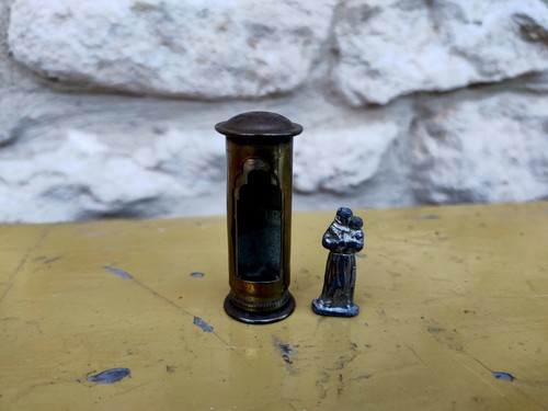 Antique french brass - brass, pocket