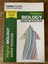 Leckie Higher Biology Grade Booster for SQA Exams in Excellent Condition.