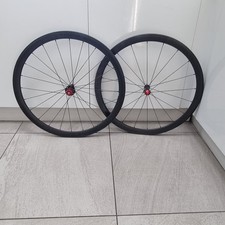 CARBON TUBULAR WHEELS 11 SPEED SHIMANO 40mm WHEELSET BIKE CYCLING 700C FOURIERS