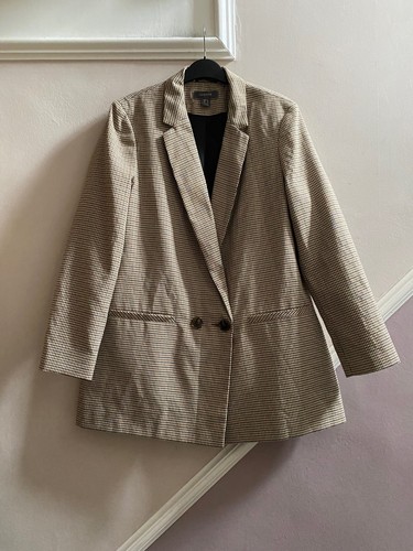 Primark ladies beige dogtooth