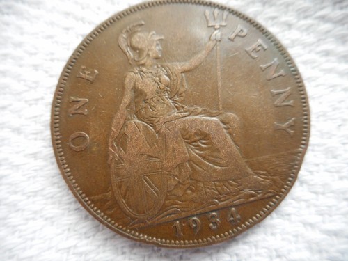 1934 george penny coin - 1934, coin.