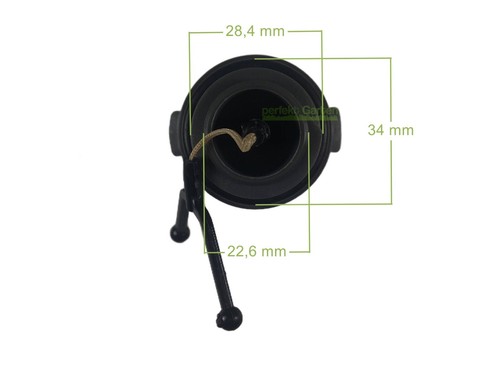 Fuel tank cap petrol - /oil, for