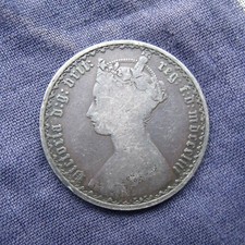 1853 Florin Gothic 2/- Florin