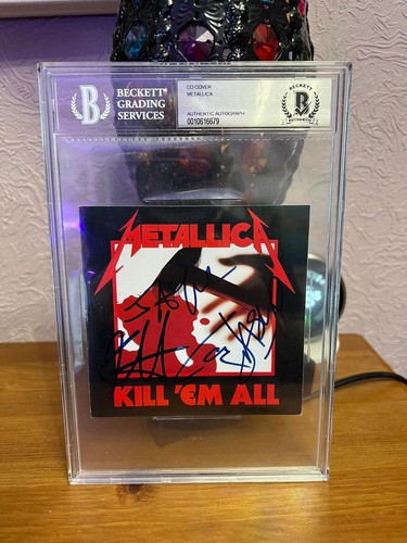 Metallica signed album - signed,