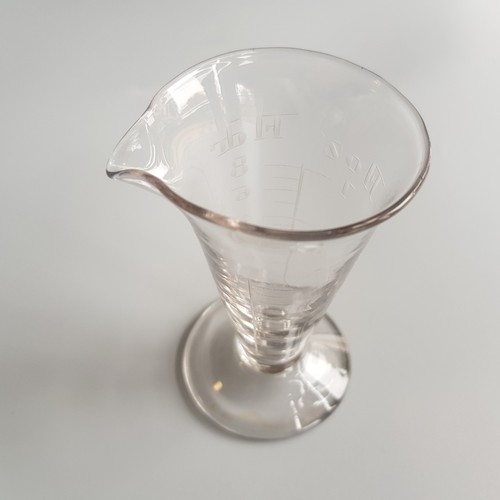 Antique etched glass - , medicine