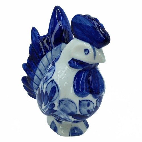 Vintage blue white ceramic - -,