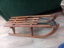 Vintage Davos Wooden Sleigh
