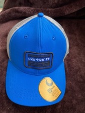 Men’s Carhartt Blue Trucker Cap With White mesh