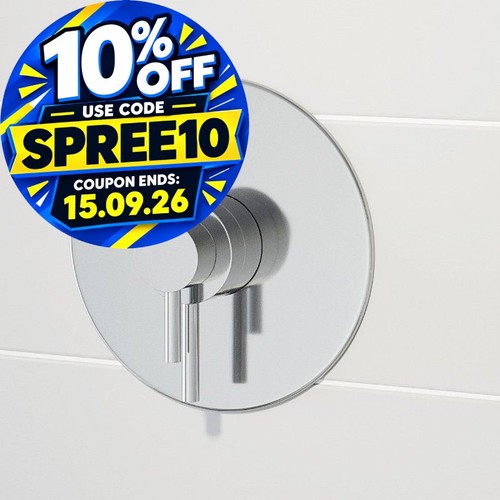 Modern round shower valve - modern,