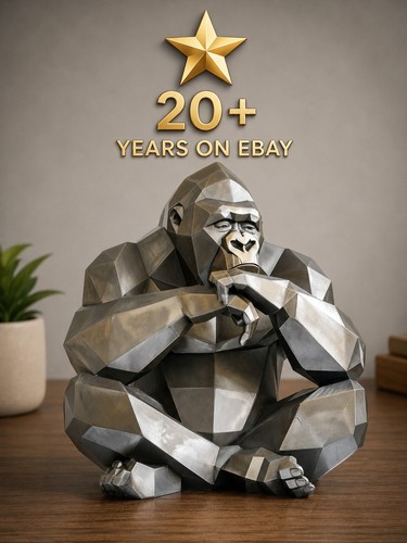 Thinking gorilla ornament - thinking,