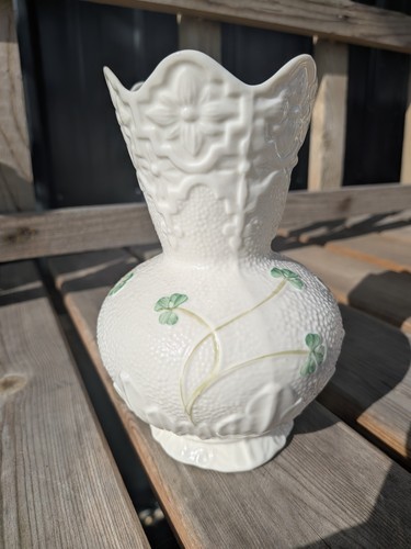 Belleek irish porcelain vase - irish,