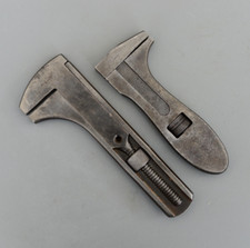 2 Vintage Rare SHELLEY & King Dick Abingdon Bulldog Adjustable Spanner Wrench