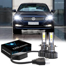 Fits VW Passat 3C B6 2005-2011 - 2x H7 Xenon LED Headlights Low Beam Bulb 6000K