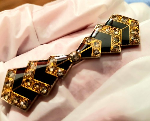 Art deco bar - brooch, pin