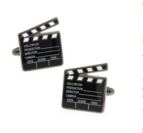 Black clapper board cuff - black,