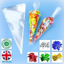 Clear cello cone - cone, large
