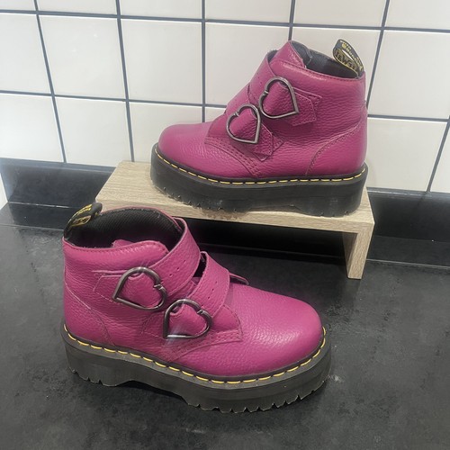 Martens pink devon heart - pink,
