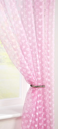 Clearance hearts pink flock - hearts,
