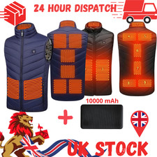 Heated Vest with Battery Outdoor Jacket Heated Gilet 9+ Heating Zones New 2025