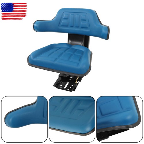 Blue tractor suspension seat - blue,