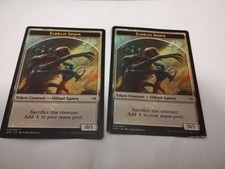 2 X MTG Magic The Gathering Duel Decks: Zendikar Vs Eldrazi Eldrazi Spawn Tokens