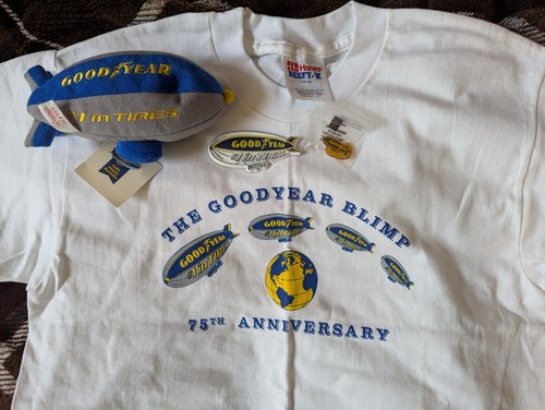 Goodyear blimp plush toy nwt - goodyear,