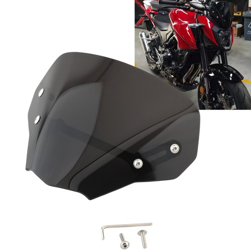 Black front windshield - black,