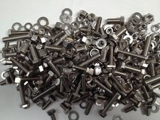 TRIUMPH STAG UNF NUT BOLT WASHER SET IN A2 GRADE STAINLESS STEEL