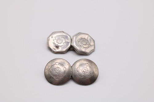 Two odd antique cufflinks
