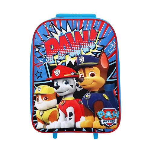 Paw patrol wheeled trolley bag - paw,