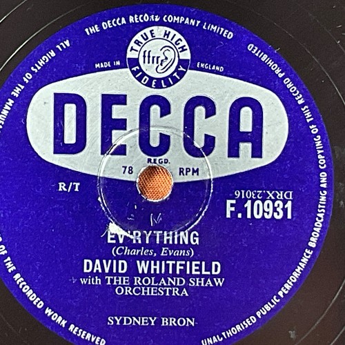 David whitfield with the - david,