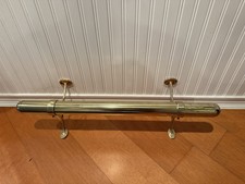 Brass foot rail - brass,