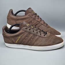 Adidas Originals 350 Brown Suede Trainers Size UK 10