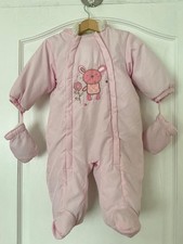 Matalan pramsuit baby girl 6-9 months