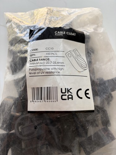 Cable cleat plastic clips - cable,