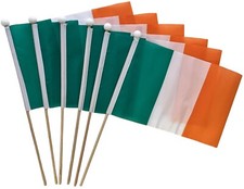 Ireland Irish Hand Flag 6 Pack