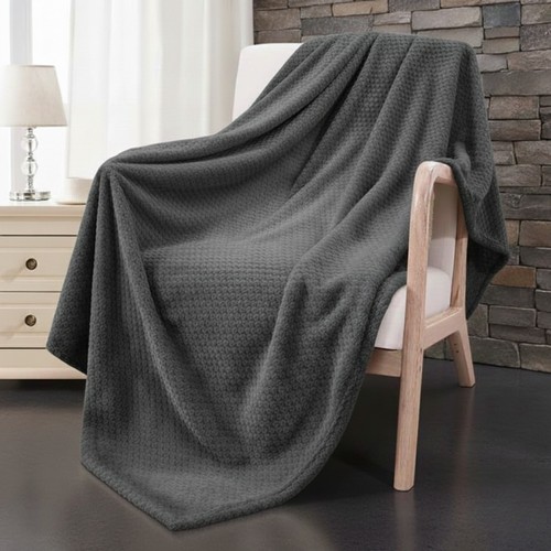 Luxury popcorn waffle blanket - luxury,