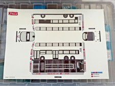 Kowloon Motor Bus 1/43 Volvo B9TL/.Wright card model bus kit