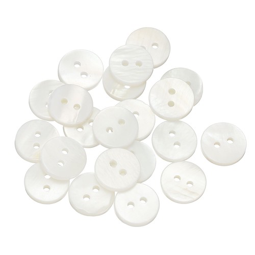 21pcs natural shell button 2 - shell,