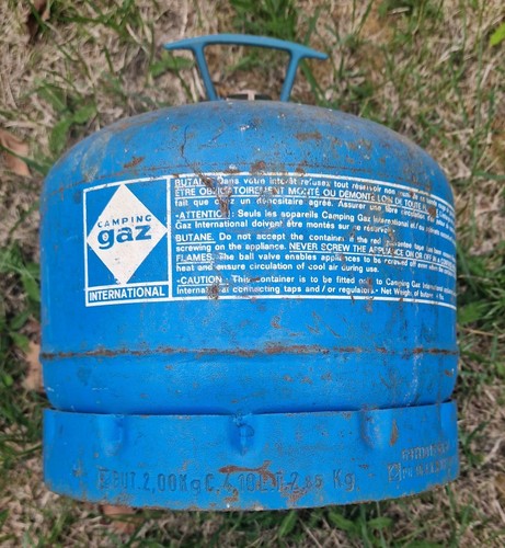 Camping gaz bottle empty - camping, bottle,
