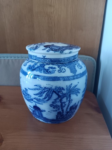 Old blue and white - old,