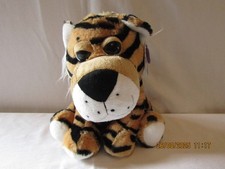 CUDDLES TIME TIGER SOFT TOY 9" SITTING.