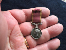 Original silver miniature medal: Second China War 1857-60.