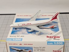 AIR INDIA Boeing 747-400 Metal Diecast Aircraft Model 1:500 Scale Herpa VT-ESM