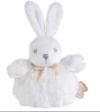 Kaloo Pompons Rabbit 10cm Mini Soft Bunny Rabbit Plush Toy New WHITE