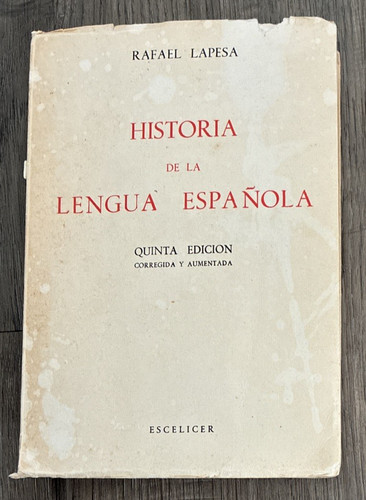 Vtg historia lengua - historia, de