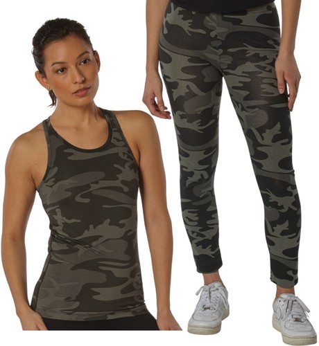 Womens camo performance tank - performance,