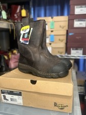 Dr martens Kestrel s3 Waterproof Rigger Boots In Gaucho Brun Since SIZE 9