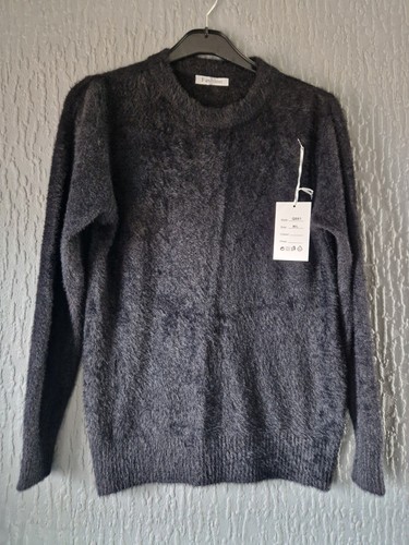 Bnwt ladies black fluffy faux - bnwt,