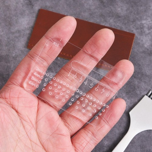 Leather punching ruler - punching,